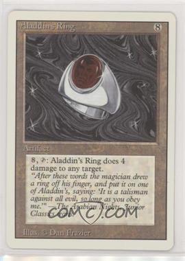 1994 Magic: The Gathering - Revised Edition - [Base] #_ALRI - Aladdin's Ring