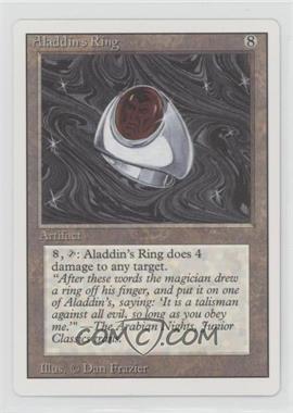 1994 Magic: The Gathering - Revised Edition - [Base] #_ALRI - Aladdin's Ring