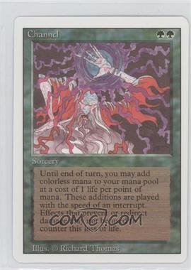 1994 Magic: The Gathering - Revised Edition - [Base] #_CHAN - Channel