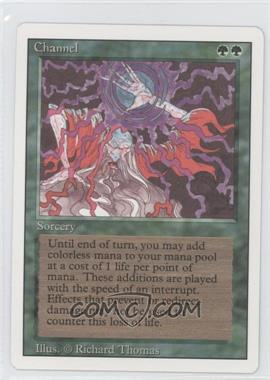 1994 Magic: The Gathering - Revised Edition - [Base] #_CHAN - Channel