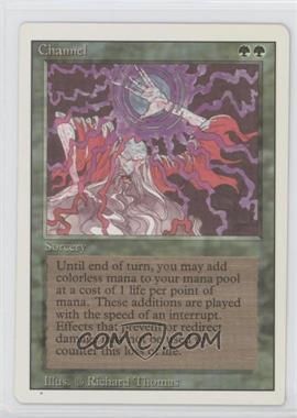 1994 Magic: The Gathering - Revised Edition - [Base] #_CHAN - Channel