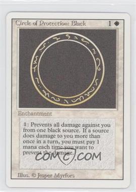 1994 Magic: The Gathering - Revised Edition - [Base] #_CPBL - Circle of Protection: Black