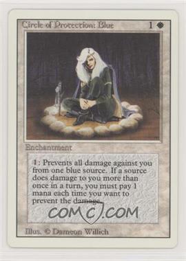 1994 Magic: The Gathering - Revised Edition - [Base] #_CPBU - Circle of Protection: Blue