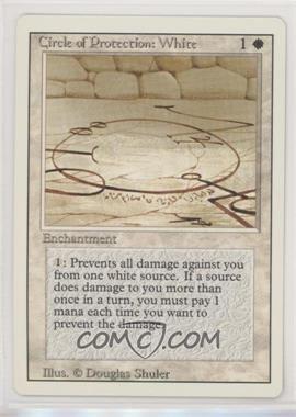 1994 Magic: The Gathering - Revised Edition - [Base] #_CPWH - Circle of Protection: White