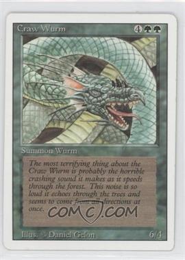 1994 Magic: The Gathering - Revised Edition - [Base] #_CRWU - Craw Wurm