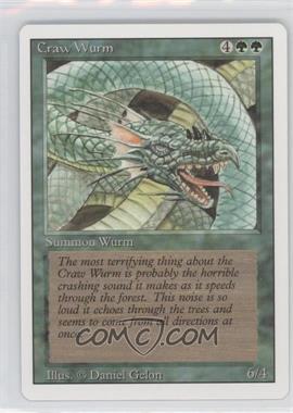 1994 Magic: The Gathering - Revised Edition - [Base] #_CRWU - Craw Wurm