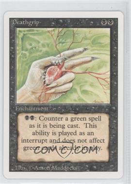 1994 Magic: The Gathering - Revised Edition - [Base] #_DEGR - Deathgrip