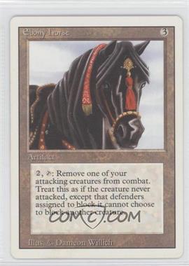 1994 Magic: The Gathering - Revised Edition - [Base] #_EBHO - Ebony Horse
