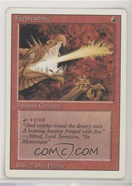 1994 Magic: The Gathering - Revised Edition - [Base] #_FIBR - Firebreathing