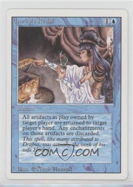 1994 Magic: The Gathering - Revised Edition - [Base] #_HURE - Hurkyl's Recall