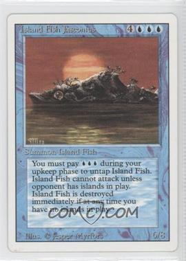 1994 Magic: The Gathering - Revised Edition - [Base] #_IFJA - Island Fish Jasconius