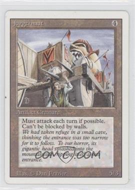 1994 Magic: The Gathering - Revised Edition - [Base] #_JUGG - Juggernaut