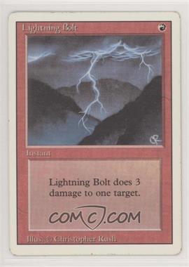 1994 Magic: The Gathering - Revised Edition - [Base] #_LIBO - Lightning Bolt