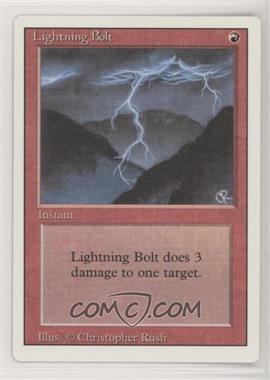 1994 Magic: The Gathering - Revised Edition - [Base] #_LIBO - Lightning Bolt