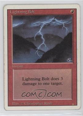 1994 Magic: The Gathering - Revised Edition - [Base] #_LIBO - Lightning Bolt