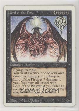 1994 Magic: The Gathering - Revised Edition - [Base] #_LOPI - Lord of the Pit [Noted]