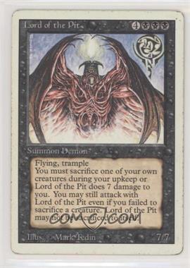 1994 Magic: The Gathering - Revised Edition - [Base] #_LOPI - Lord of the Pit [Noted]