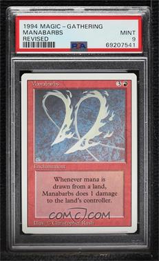 1994 Magic: The Gathering - Revised Edition - [Base] #_MANA - Manabarbs [PSA 9 MINT]