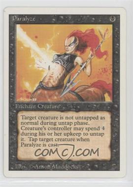 1994 Magic: The Gathering - Revised Edition - [Base] #_PARA - Paralyze