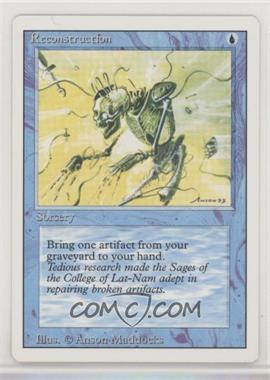 1994 Magic: The Gathering - Revised Edition - [Base] #_RECO - Reconstruction