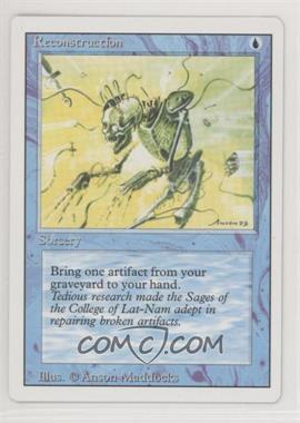 1994 Magic: The Gathering - Revised Edition - [Base] #_RECO - Reconstruction