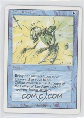 1994 Magic: The Gathering - Revised Edition - [Base] #_RECO - Reconstruction
