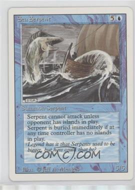 1994 Magic: The Gathering - Revised Edition - [Base] #_SESE - Sea Serpent