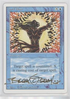 1994 Magic: The Gathering - Revised Edition - [Base] #_SPBL - Spell Blast [Poor to Fair]