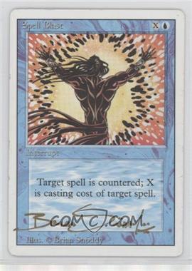 1994 Magic: The Gathering - Revised Edition - [Base] #_SPBL - Spell Blast [Poor to Fair]