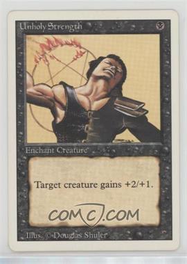 1994 Magic: The Gathering - Revised Edition - [Base] #_UNST - Unholy Strength