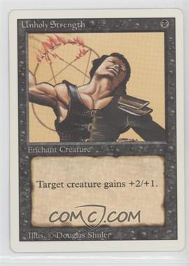 1994 Magic: The Gathering - Revised Edition - [Base] #_UNST - Unholy Strength