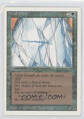 1994 Magic: The Gathering - Revised Edition - [Base] #_WAIC - Wall of Ice