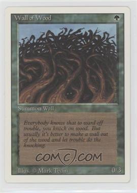 1994 Magic: The Gathering - Revised Edition - [Base] #_WAWO - Wall of Wood