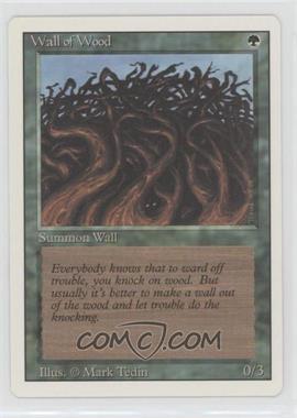 1994 Magic: The Gathering - Revised Edition - [Base] #_WAWO - Wall of Wood