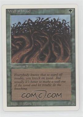 1994 Magic: The Gathering - Revised Edition - [Base] #_WAWO - Wall of Wood