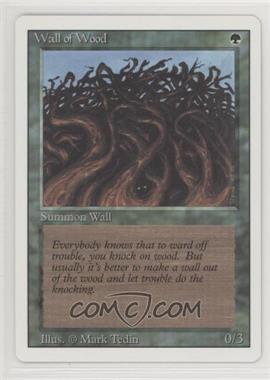 1994 Magic: The Gathering - Revised Edition - [Base] #_WAWO - Wall of Wood