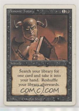 1994 Magic: The Gathering - Revised Edition - [Base] #DETU - Demonic Tutor