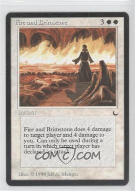 1994 Magic: The Gathering - The Dark - [Base] #_FIBR - Fire and Brimstone