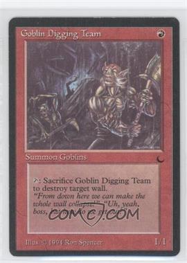 1994 Magic: The Gathering - The Dark - [Base] #_GDTE - Goblin Digging Team