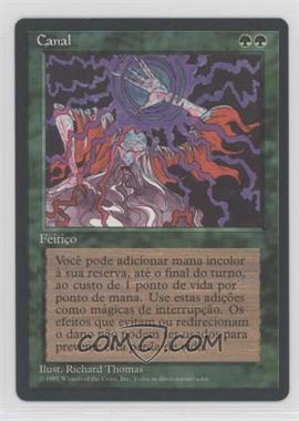 1995 Magic: The Gathering - 4th Edition - [Base] - Portuguese #_CHAN - Channel