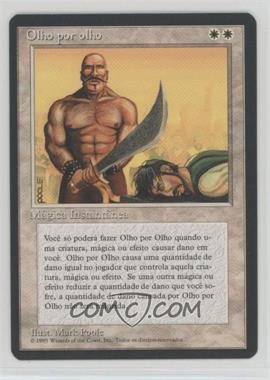 1995 Magic: The Gathering - 4th Edition - [Base] - Portuguese #_EYEY - Eye for an Eye