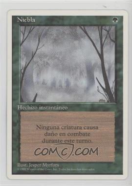 1995 Magic: The Gathering - 4th Edition - [Base] - Spanish #_FOG - Fog