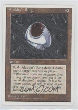 1995 Magic: The Gathering - 4th Edition - [Base] #_ALRI - Aladdin's Ring