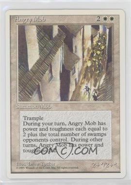 1995 Magic: The Gathering - 4th Edition - [Base] #_ANMO - Angry Mob