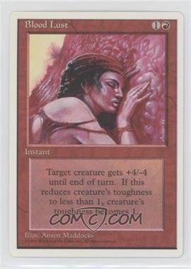 1995 Magic: The Gathering - 4th Edition - [Base] #_BLLU - Blood Lust