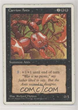 1995 Magic: The Gathering - 4th Edition - [Base] #_CAAN - Carrion Ants