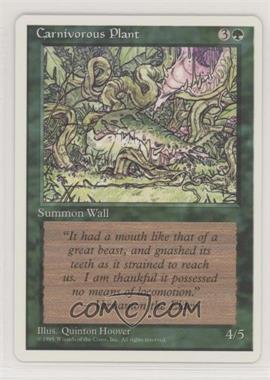 1995 Magic: The Gathering - 4th Edition - [Base] #_CAPL - Carnivorous Plant