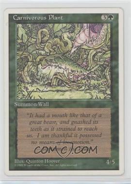 1995 Magic: The Gathering - 4th Edition - [Base] #_CAPL - Carnivorous Plant