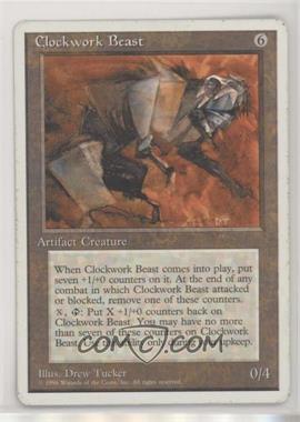 1995 Magic: The Gathering - 4th Edition - [Base] #_CLBE - Clockwork Beast