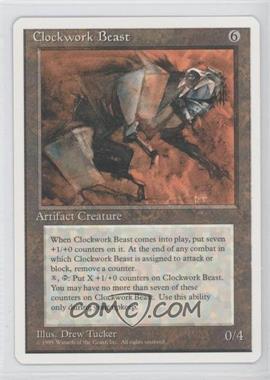 1995 Magic: The Gathering - 4th Edition - [Base] #_CLBE - Clockwork Beast